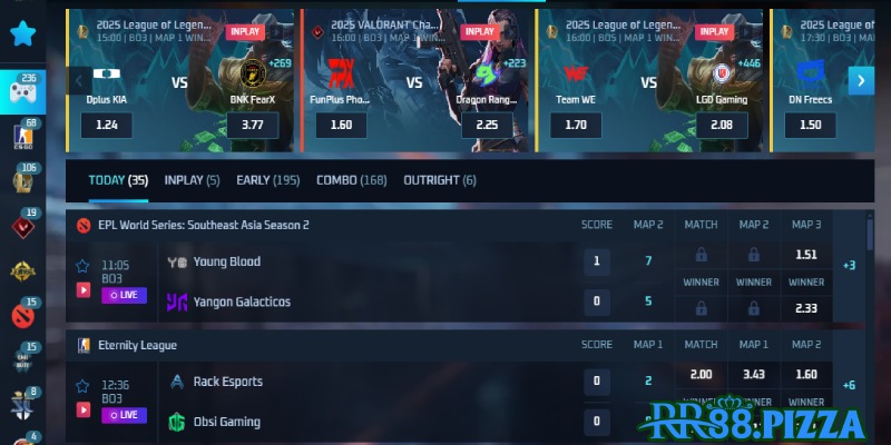 TF- Gaming cung cấp đa dạng sự lựa chọn